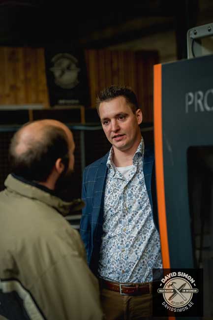 David in gesprek